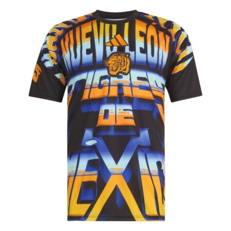 Camisa Tigres UNL Pré-Jogo 2026/27 Preta/Amarela Masculina