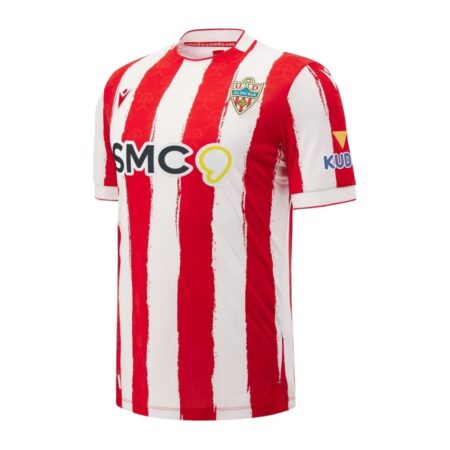 Camisa UD Almeria Vermelho/Branco 2026/27 25 Home I Masculina