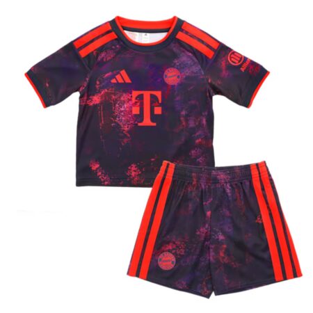 Kit Infantil Bayern de Munique Roxo 2026/27 Third III Unissex