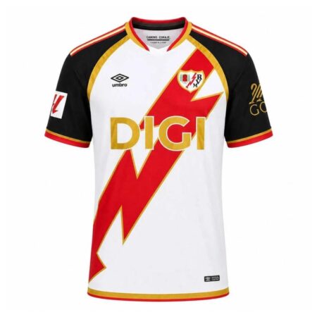 Camisa Rayo Vallecano Branca 2026/27 Home I Masculina