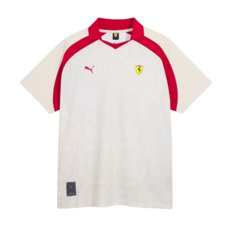 Camisa Scuderia Ferrari Singapura Branca 2026/27 F1 Tem Masculina