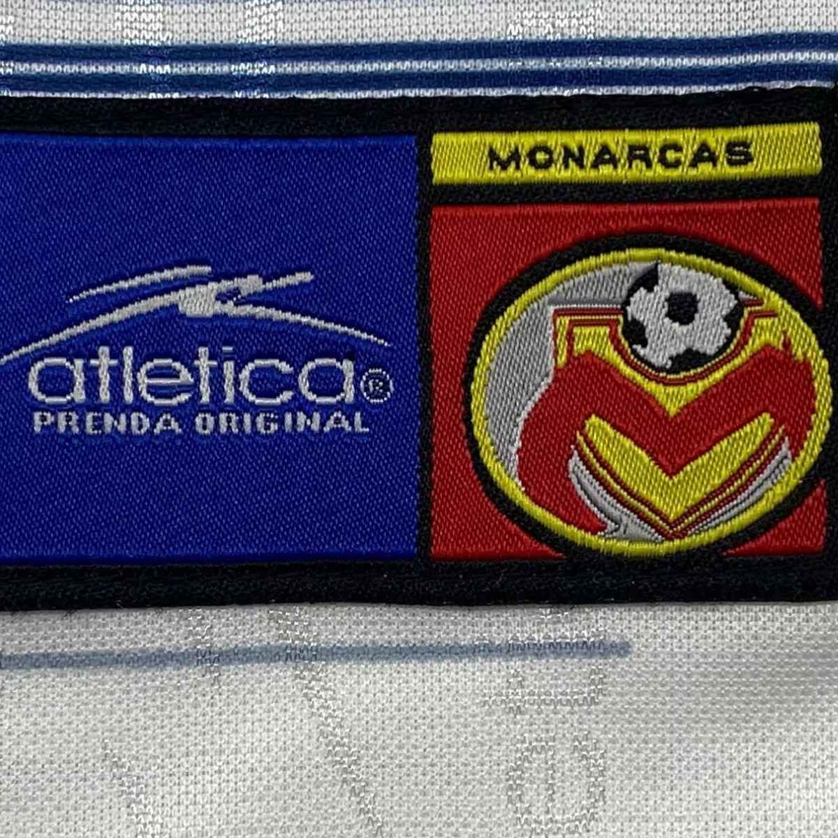 camisa-manga-longa-morelia-monarcas-branca-1999-2000-away-ii-masculina (3) Camisa Club Atlético Morelia Branca 1999/00 Away II Manga Longa
