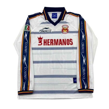 Camisa Club Atlético Morelia Branca 1999/00 Away II Manga Longa
