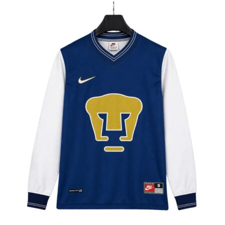 Camisa Pumas Unam Azul 1998/99 Away II Masculina Manga Longa