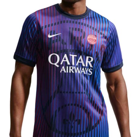 Camisa PSG Roxo 2026/27 Pré-jogo Masculina