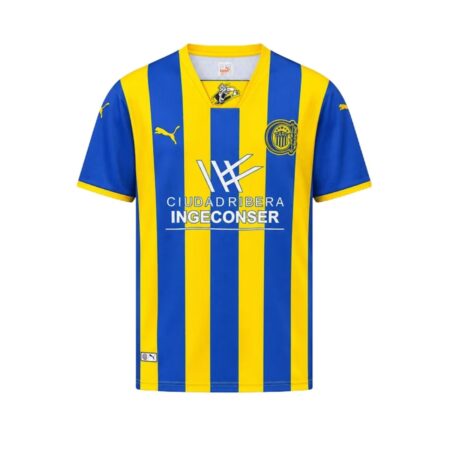 Camisa Rosário Central Azul/Amarela 2009/10 Home I Masculina