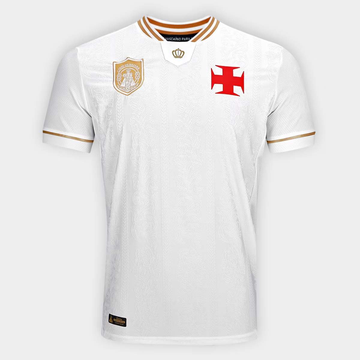 camisa-vasco-da-gama-branca-cirio-de-nazare-2025-26-masculina Camisa Vasco da Gama Círio de Nazaré Branca 2026/27 Especial Masculina