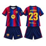 kit-infantil-fc-barcelona-kounde-#23-2026-27-home-i-unissex